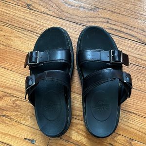 Dr Martens platform women leather sandals